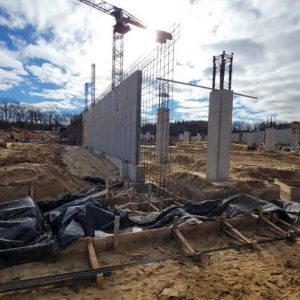 N Clubhouse Wall Footing Framework